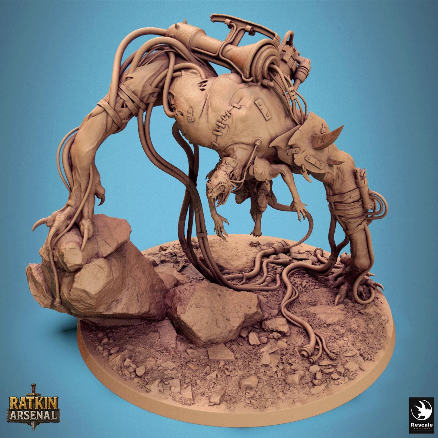 Plague Born, Rescale Miniatures | Dungeons and Dragons | Pathfinder | Table Top RPG | 3D Printed Model