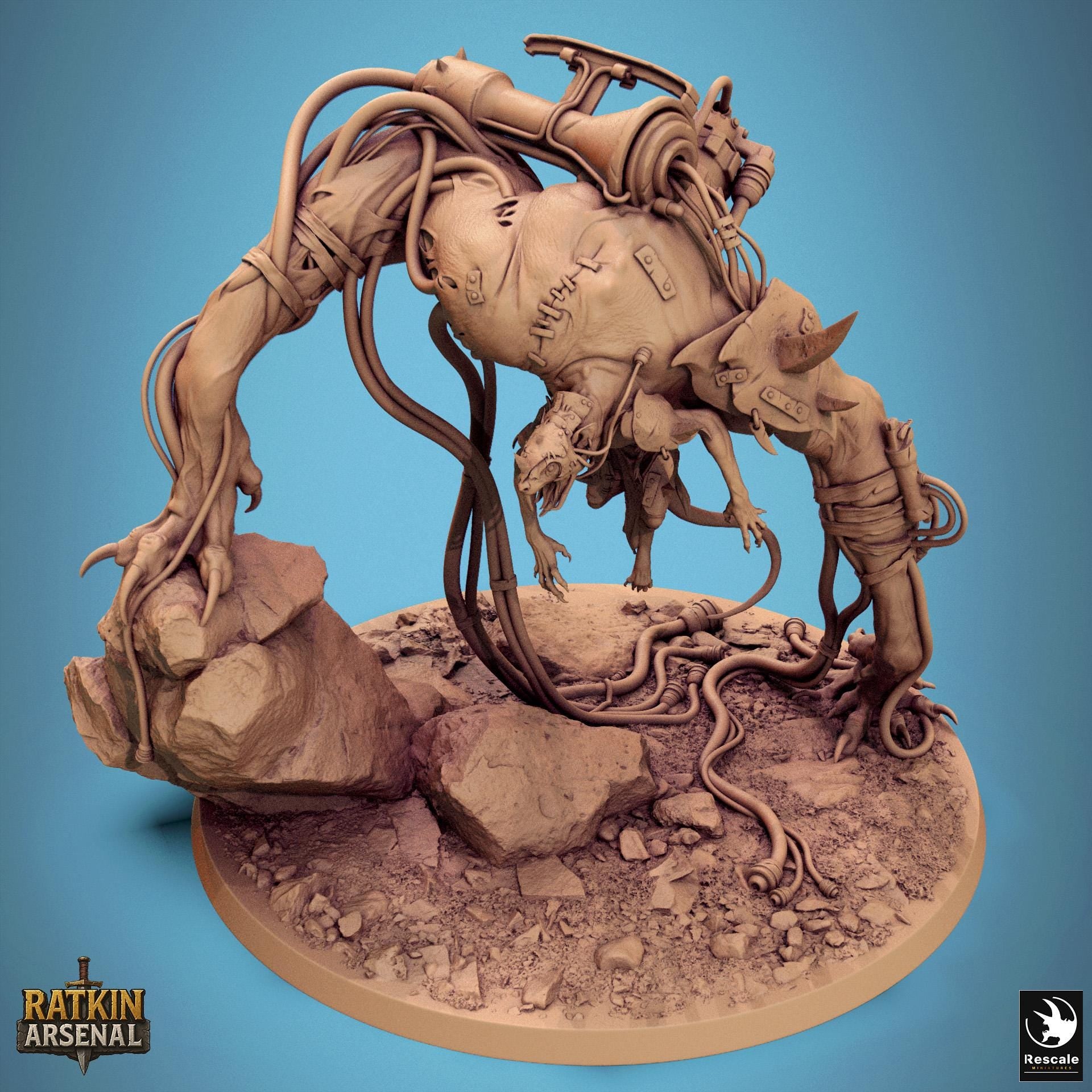 Plague Born, Rescale Miniatures | Dungeons and Dragons | Pathfinder | Table Top RPG | 3D Printed Model