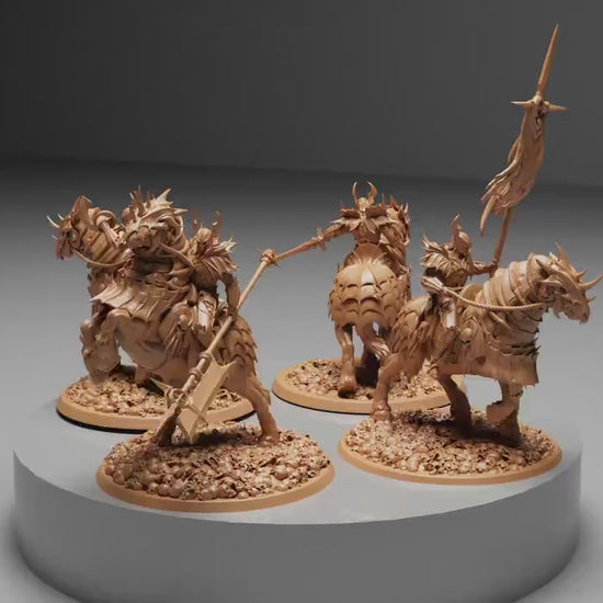 Blood knight Cavalier Squadron, Order Immortalis,  | Dungeons and Dragons | Pathfinder | Table Top RPG | 3D Printed Model