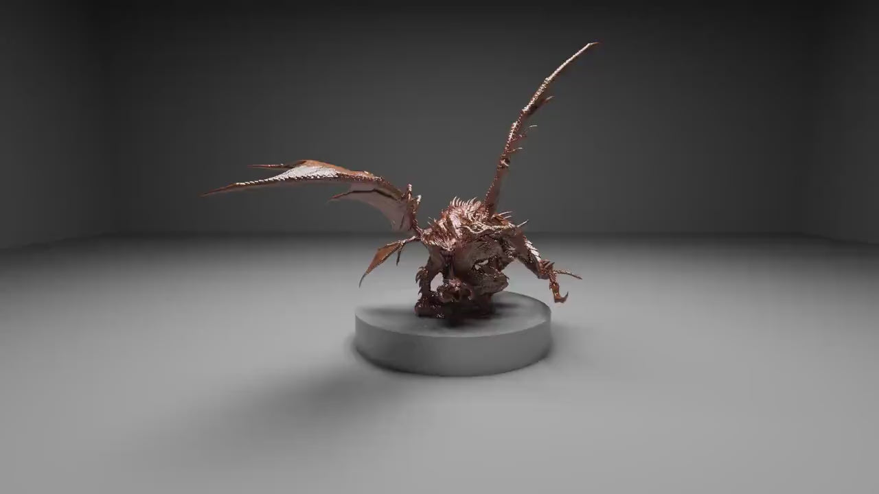 Tiamat (5 Headed Variant), God Dragon,  | Dungeons and Dragons | Pathfinder | Table Top RPG | 3D Printed Model