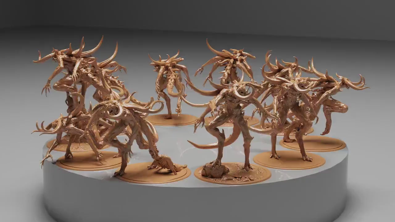 Tormentor Clan,  | Dungeons and Dragons | Pathfinder | Table Top RPG | 3D Printed Model
