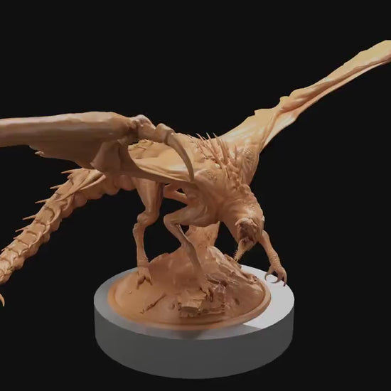 Bloodsucker Dragon, Lord of the Print | Dungeons and Dragons | Pathfinder | Table Top RPG | 3D Printed Model