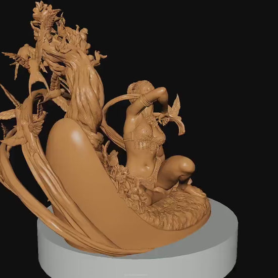 Spring, Statue, Ernest Nemirovsky | Dungeons and Dragons | Pathfinder | Table Top RPG | 3D Printed Model