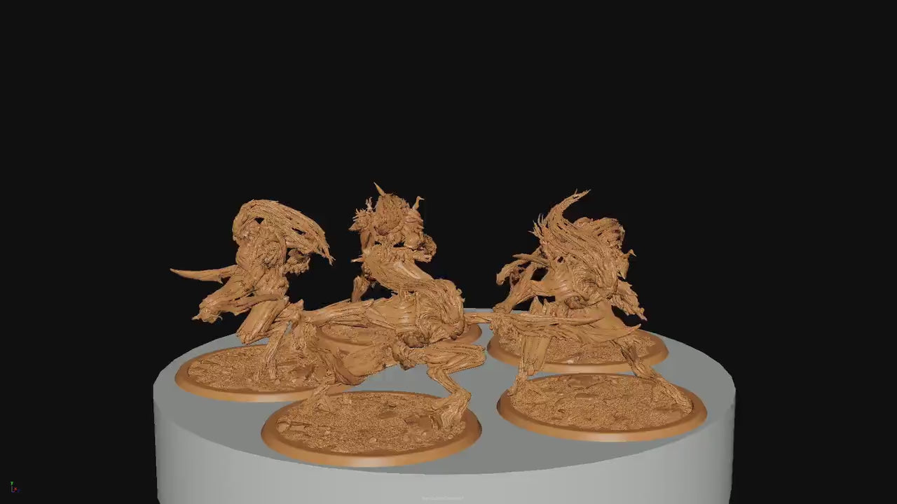 The Barkclad, Pack 2 | Aussie 3D Printed Miniatures and Terrain