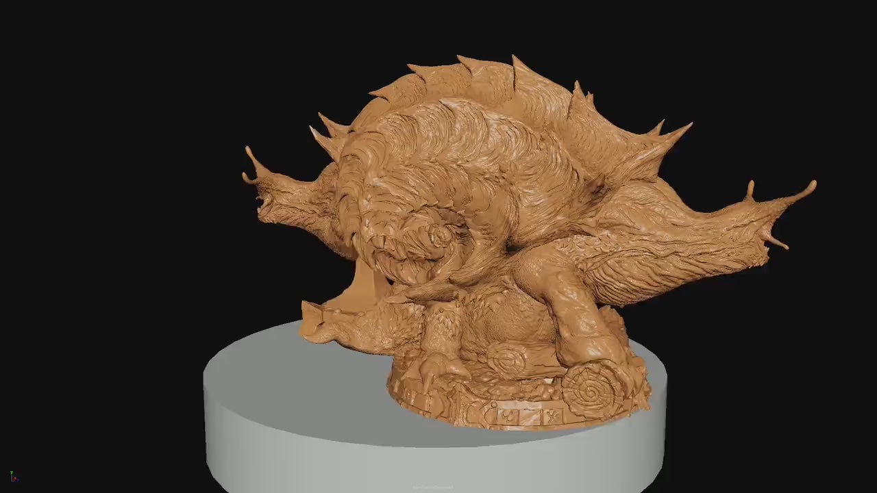 Slug God, Witchsong Miniatures | Dungeons and Dragons | Pathfinder | Table Top RPG | 3D Printed Model