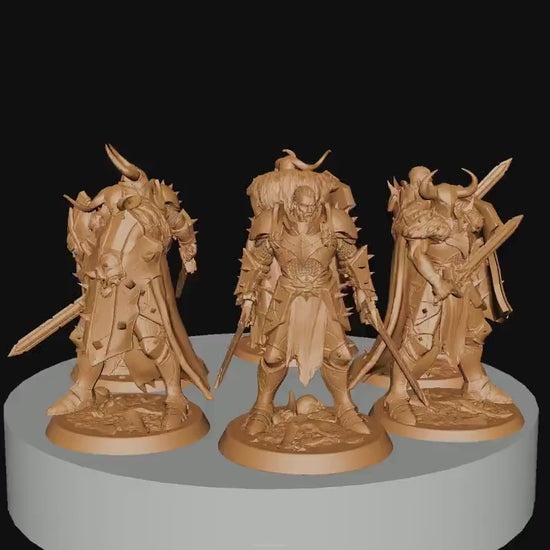 Sword Raiders, Rescale Miniatures | Dungeons and Dragons | Pathfinder | Table Top RPG | 3D Printed Model