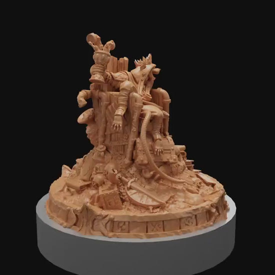 The Ratking, Witchsong Miniatures | Dungeons and Dragons | Pathfinder | Table Top RPG | 3D Printed Model