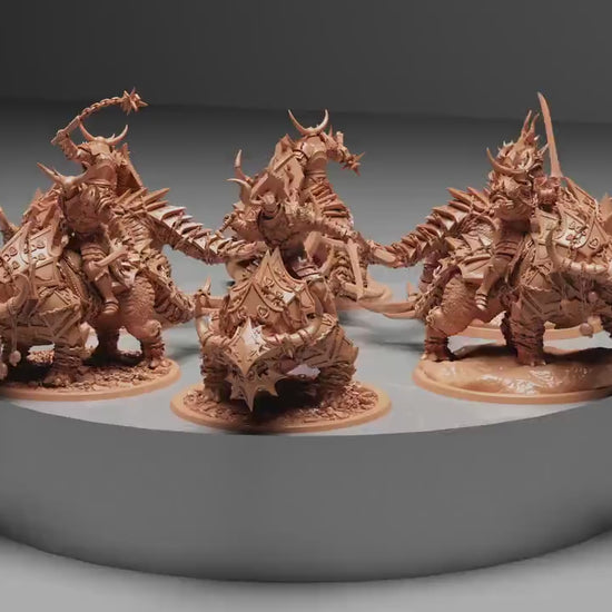 Araki Sword/Flail Riders, Unchained,  | Dungeons and Dragons | Pathfinder | Table Top RPG | 3D Printed Model