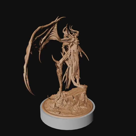 Lilith, Demon Queen  | Dungeons and Dragons | Pathfinder | Table Top RPG | 3D Printed Model