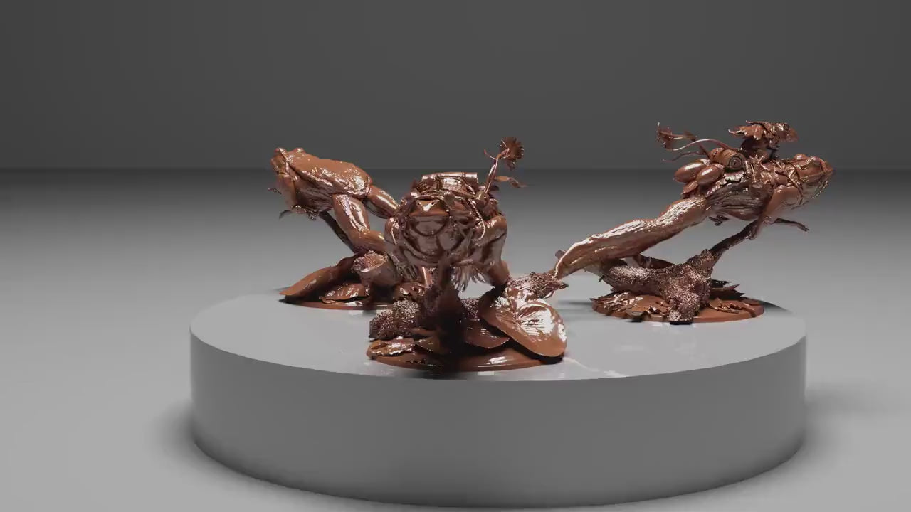 Mouse and Frog JUMP, The Tale of Archduke Mousin,  | Dungeons and Dragons | Pathfinder | Table Top RPG | 3D Printed Model