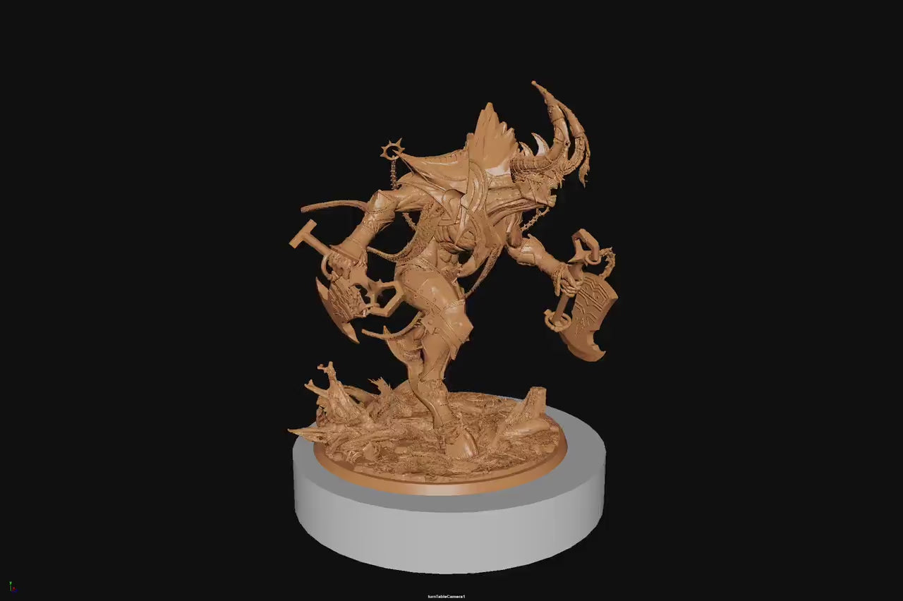 Aiabus, Earth Spirit, Rescale Miniatures | Dungeons and Dragons | Pathfinder | Table Top RPG | 3D Printed Model