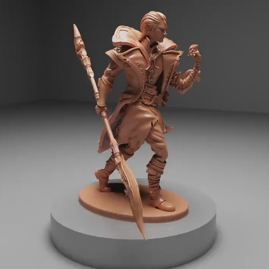 Glynris the Hexblade Warlock, Powerful NPC, Ernest Nemirovsky | Dungeons and Dragons | Pathfinder | Table Top RPG | 3D Printed Model