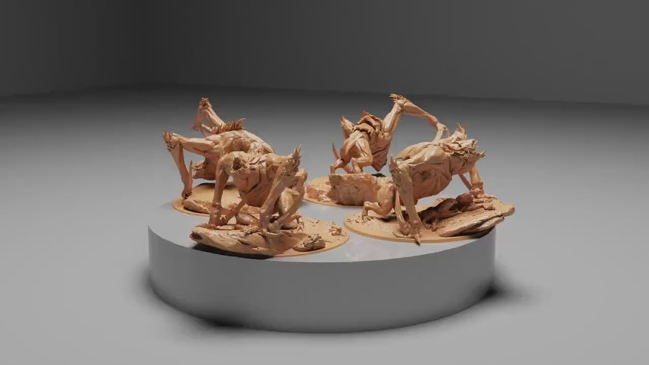 Crawling Bats | Aussie 3D Printed Miniatures and Terrain