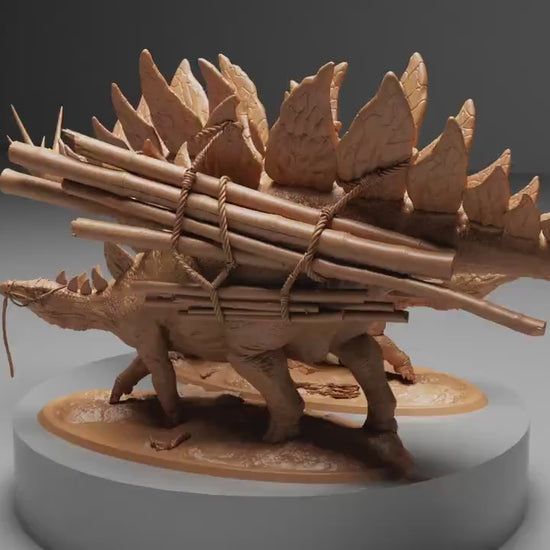 Stegosaurus, Dinotopia, Lord of the Print | Dungeons and Dragons | Pathfinder | Table Top RPG | 3D Printed Model