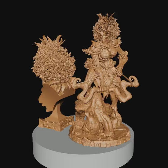 Avatar of Spring, Witchsong Miniatures | Dungeons and Dragons | Pathfinder | Table Top RPG | 3D Printed Model