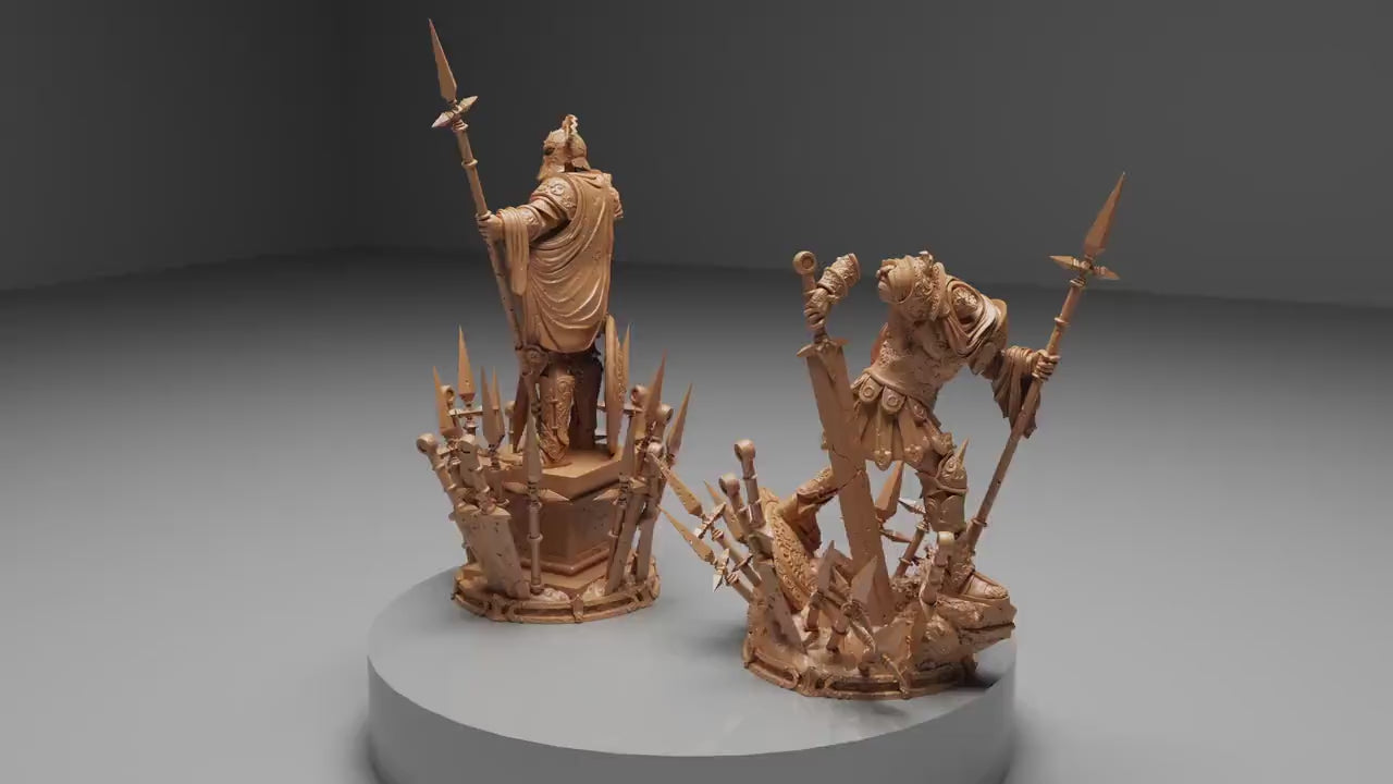 Stonewarn Sentry, Witchsong Miniatures | Dungeons and Dragons | Pathfinder | Table Top RPG | 3D Printed Model