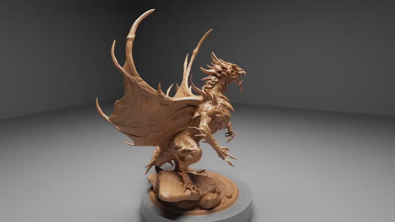 Adult Blood Dragons, Order Immortalis, Lord of the Print | Dungeons and Dragons | Pathfinder | Table Top RPG | 3D Printed Model