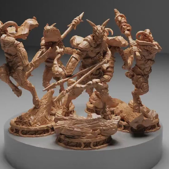Lord of the Grove Soldiers, Witchsong Miniatures | Dungeons and Dragons | Pathfinder | Table Top RPG | 3D Printed Model |