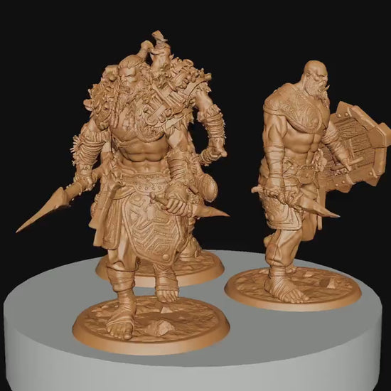 Orcs n' Lil Stabbers, Rescale Miniatures | Dungeons and Dragons | Pathfinder | Table Top RPG | 3D Printed Model