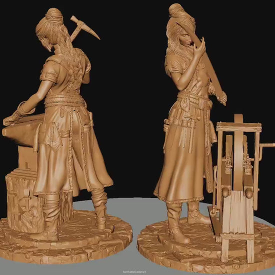 Lara, Powerful NPC, Ernest Nemirovsky | Dungeons and Dragons | Pathfinder | Table Top RPG | 3D Printed Model