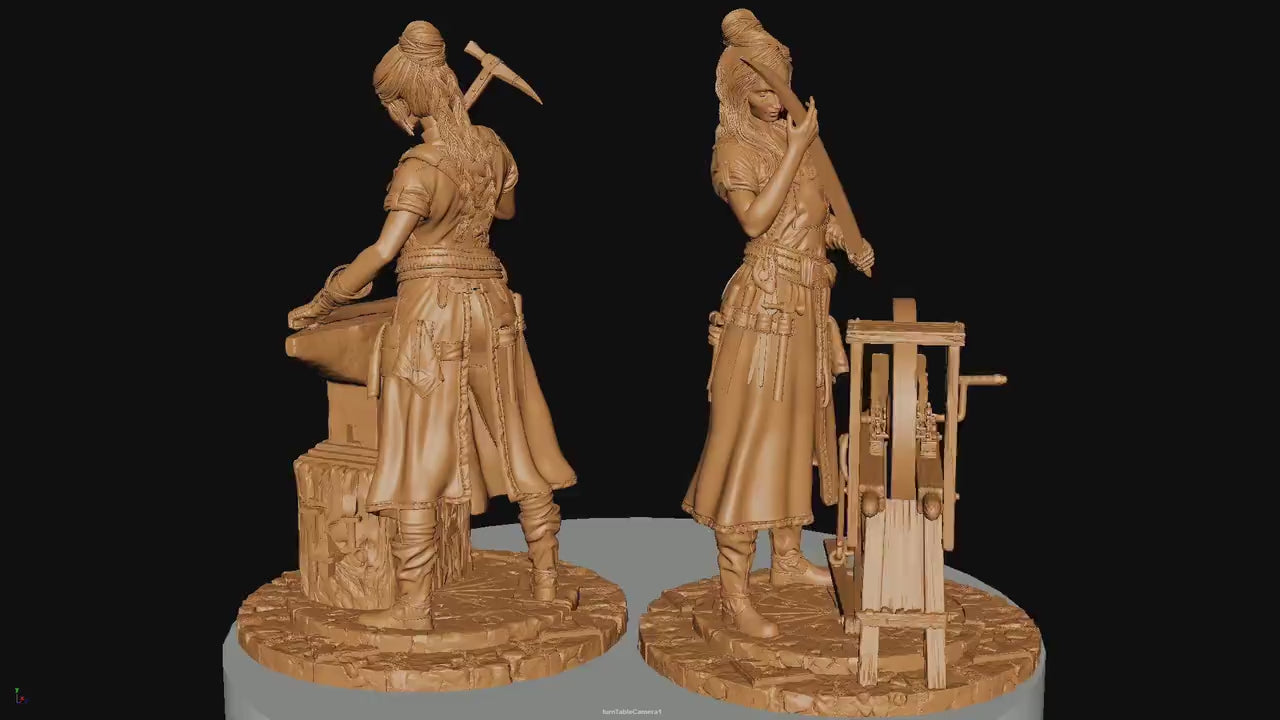 Lara, Powerful NPC, Ernest Nemirovsky | Dungeons and Dragons | Pathfinder | Table Top RPG | 3D Printed Model