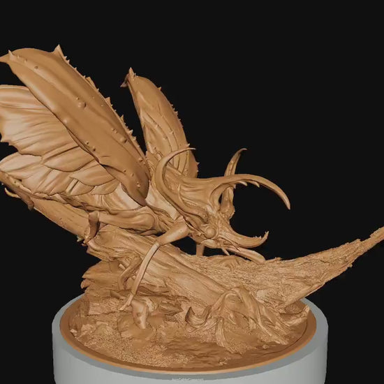 Royal Fae Great Beatle, Rescale Miniatures | Dungeons and Dragons | Pathfinder | Table Top RPG | 3D Printed Model