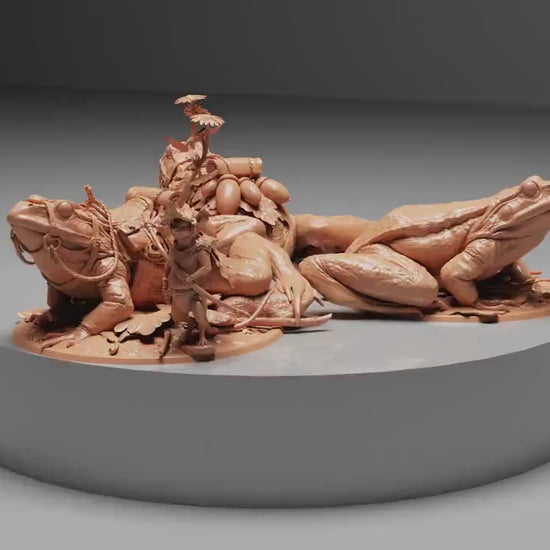 Mouse and Frog IDLE | Aussie 3D Printed Miniatures and Terrain