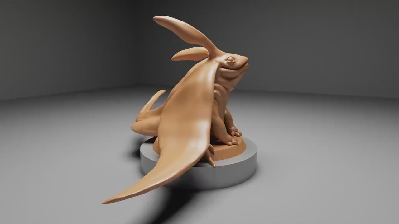 Fintoad,  | Dungeons and Dragons | Pathfinder | Table Top RPG | 3D Printed Model