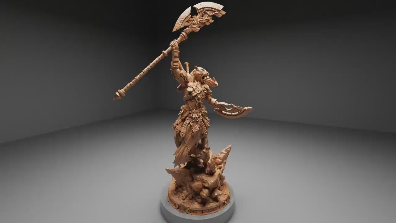 Roarenna the Pridemother, Witchsong Miniatures | Dungeons and Dragons | Pathfinder | Table Top RPG | 3D Printed Model