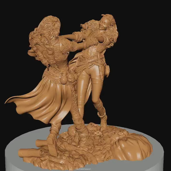 Ode to Joy, Statue, Ernest Nemirovsky | Dungeons and Dragons | Pathfinder | Table Top RPG | 3D Printed Model