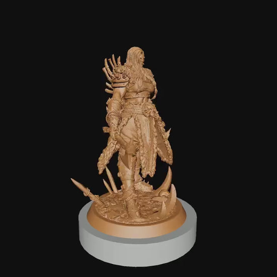 Queen Drakka, Rescale Miniatures | Dungeons and Dragons | Pathfinder | Table Top RPG | 3D Printed Model