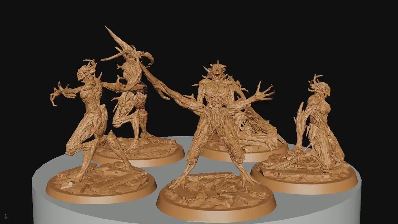 Woodfey, P1, Rescale Miniatures | Dungeons and Dragons | Pathfinder | Table Top RPG | 3D Printed Model