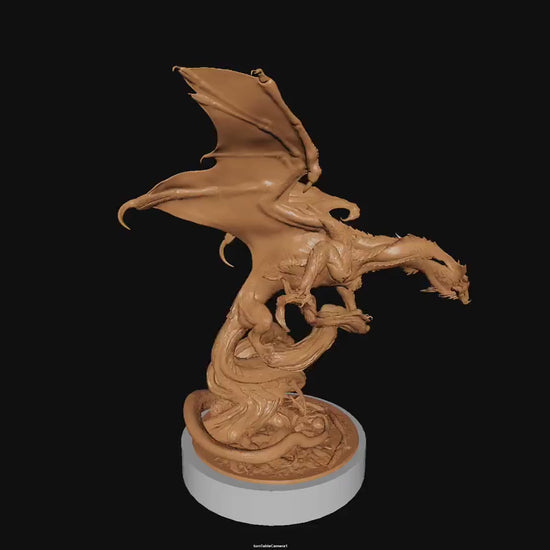 Chromatic Green Dragon,  | Dungeons and Dragons | Pathfinder | Table Top RPG | 3D Printed Model