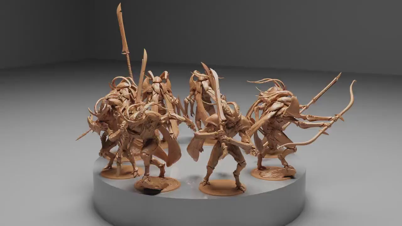 Thri-Kreen,  | Dungeons and Dragons | Pathfinder | Table Top RPG | 3D Printed Model