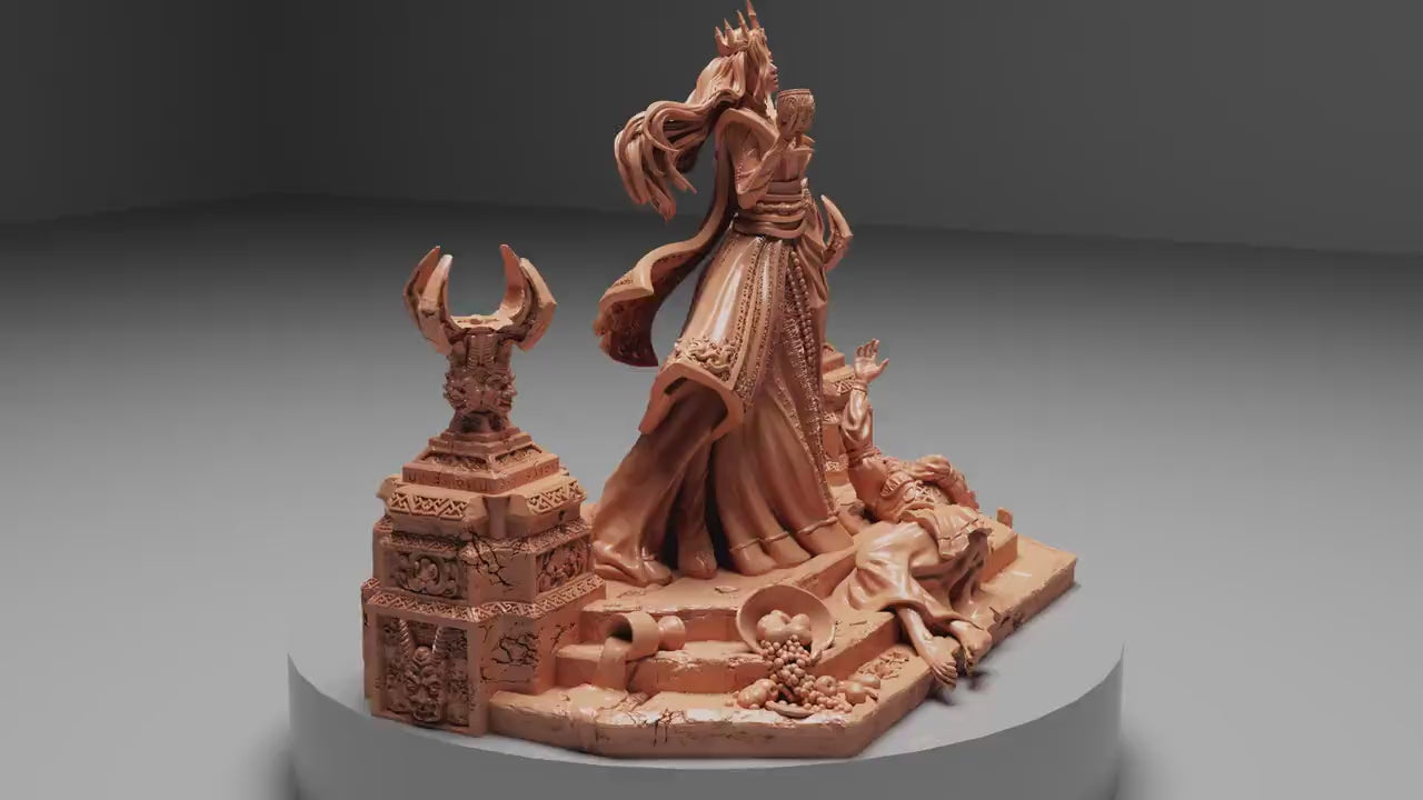 Rosolu, Youth Eternal, Vampire Queen, Powerful NPC, Ernest Nemirovsky | Dungeons and Dragons | Pathfinder | Table Top RPG | 3D Printed Model