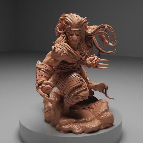Azat the Long Death Monk, Powerful NPC, Ernest Nemirovsky | Dungeons and Dragons | Pathfinder | Table Top RPG | 3D Printed Model