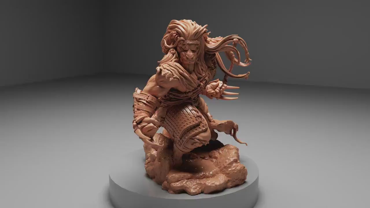 Azat the Long Death Monk, Powerful NPC, Ernest Nemirovsky | Dungeons and Dragons | Pathfinder | Table Top RPG | 3D Printed Model