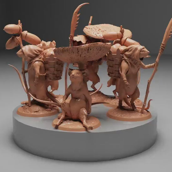 Peasant Adventurer Mice! Archduke Mousin,  | Dungeons and Dragons | Pathfinder | Table Top RPG | 3D Printed Model