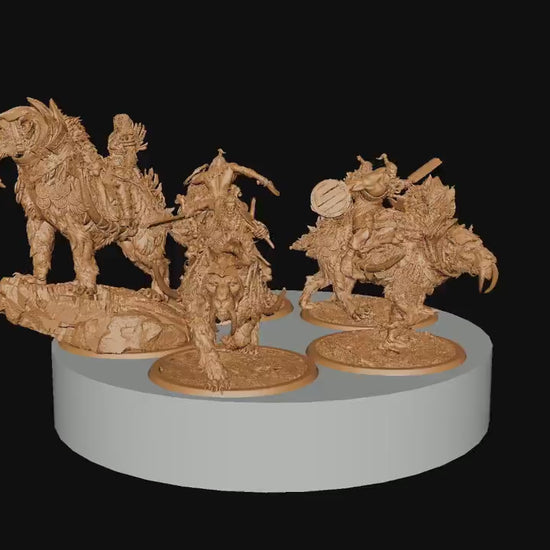 Saber Riders, Rescale Miniatures | Dungeons and Dragons | Pathfinder | Table Top RPG | 3D Printed Model