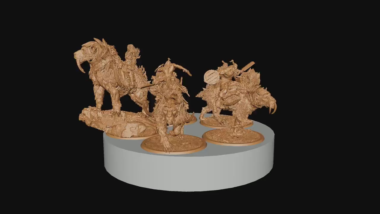 Saber Riders, Rescale Miniatures | Dungeons and Dragons | Pathfinder | Table Top RPG | 3D Printed Model