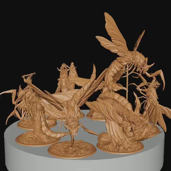 Skycutter Riders, Rescale Miniatures | Dungeons and Dragons | Pathfinder | Table Top RPG | 3D Printed Model