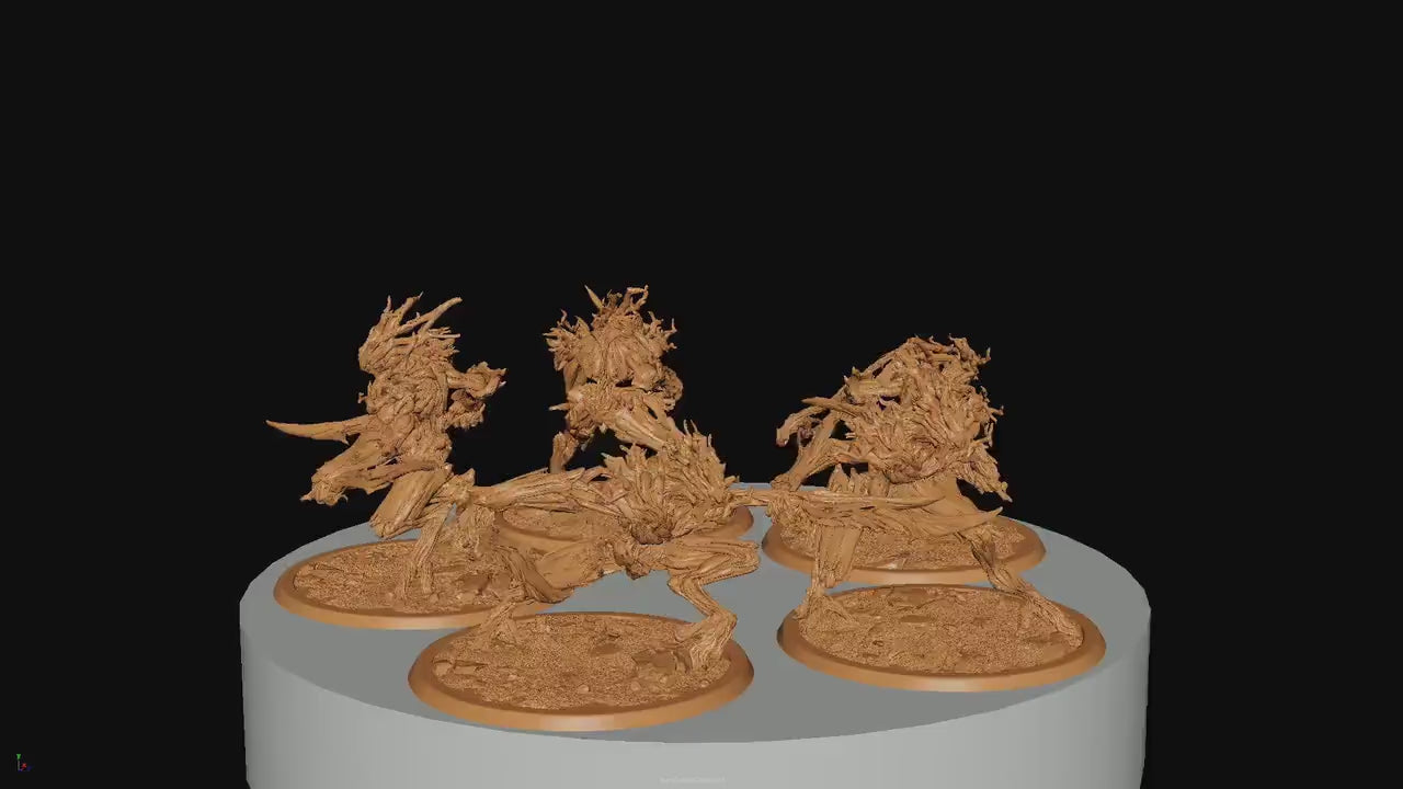 The Thickets, Pack 2, Rescale Miniatures | Dungeons and Dragons | Pathfinder | Table Top RPG | 3D Printed Model