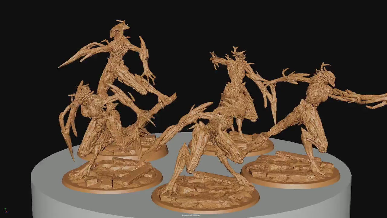 Woodfey, P2, Rescale Miniatures | Dungeons and Dragons | Pathfinder | Table Top RPG | 3D Printed Model