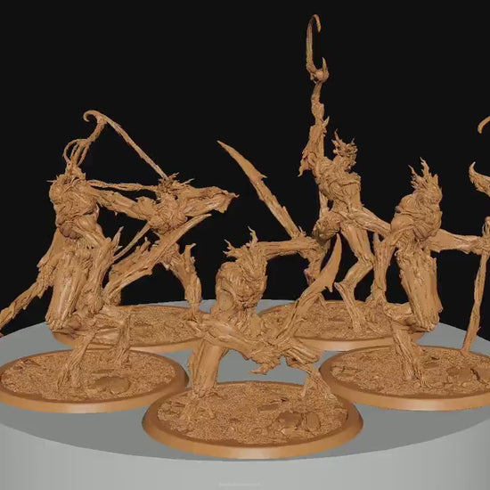 The Thickets, Pack 1, Rescale Miniatures | Dungeons and Dragons | Pathfinder | Table Top RPG | 3D Printed Model