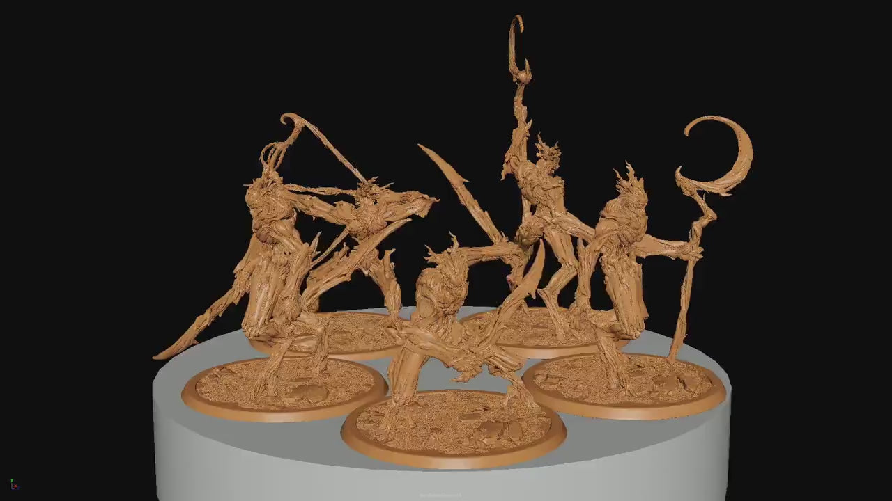 The Thickets, Pack 1, Rescale Miniatures | Dungeons and Dragons | Pathfinder | Table Top RPG | 3D Printed Model