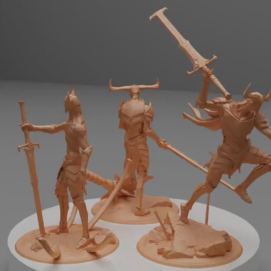 Pretorian Trio,  | Dungeons and Dragons | Pathfinder | Table Top RPG | 3D Printed Model