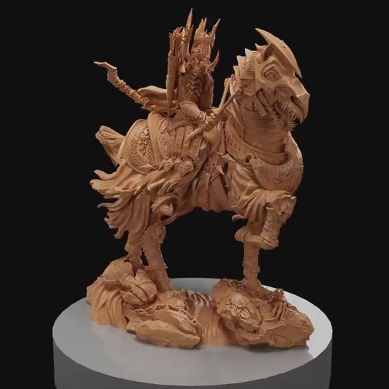 The Four Horsemen, Conquest, Mounted | Aussie 3D Printed Miniatures and Terrain